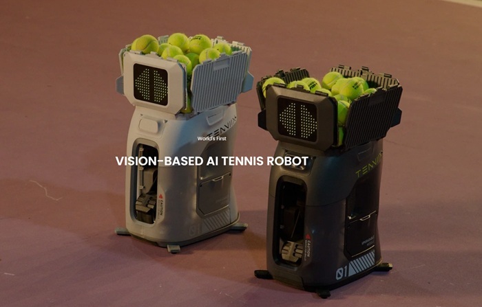 Tenniix AI Tennis Robot at CES 2026 — Las Vegas, USA